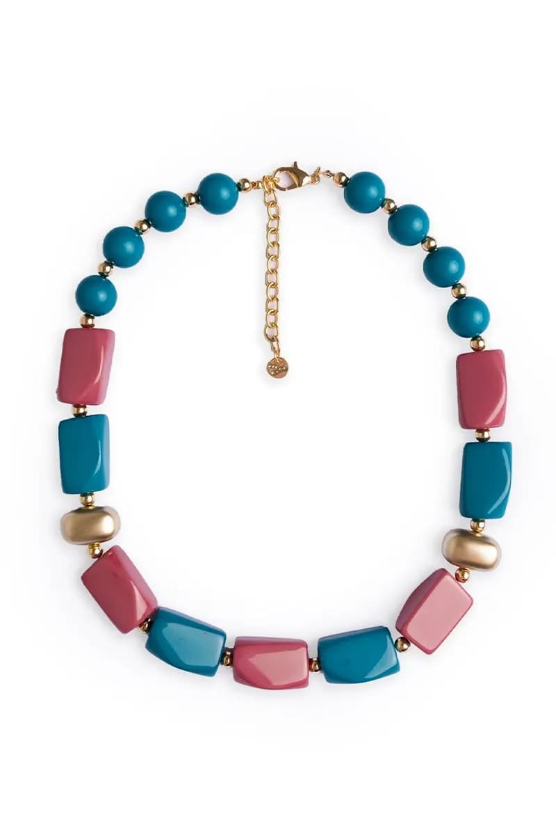 MYA ACCESSORIES | Collana girocollo in resina ed acrilico - 2