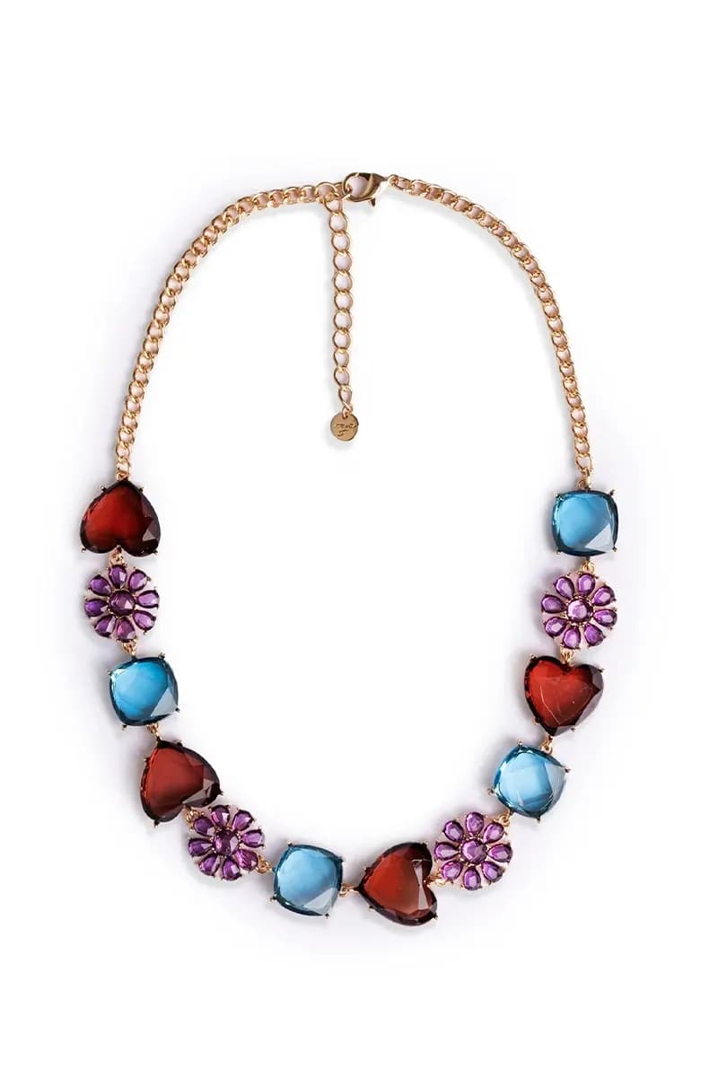 MYA ACCESSORIES | Collana girocollo con parti in acrilico trasparente - 2
