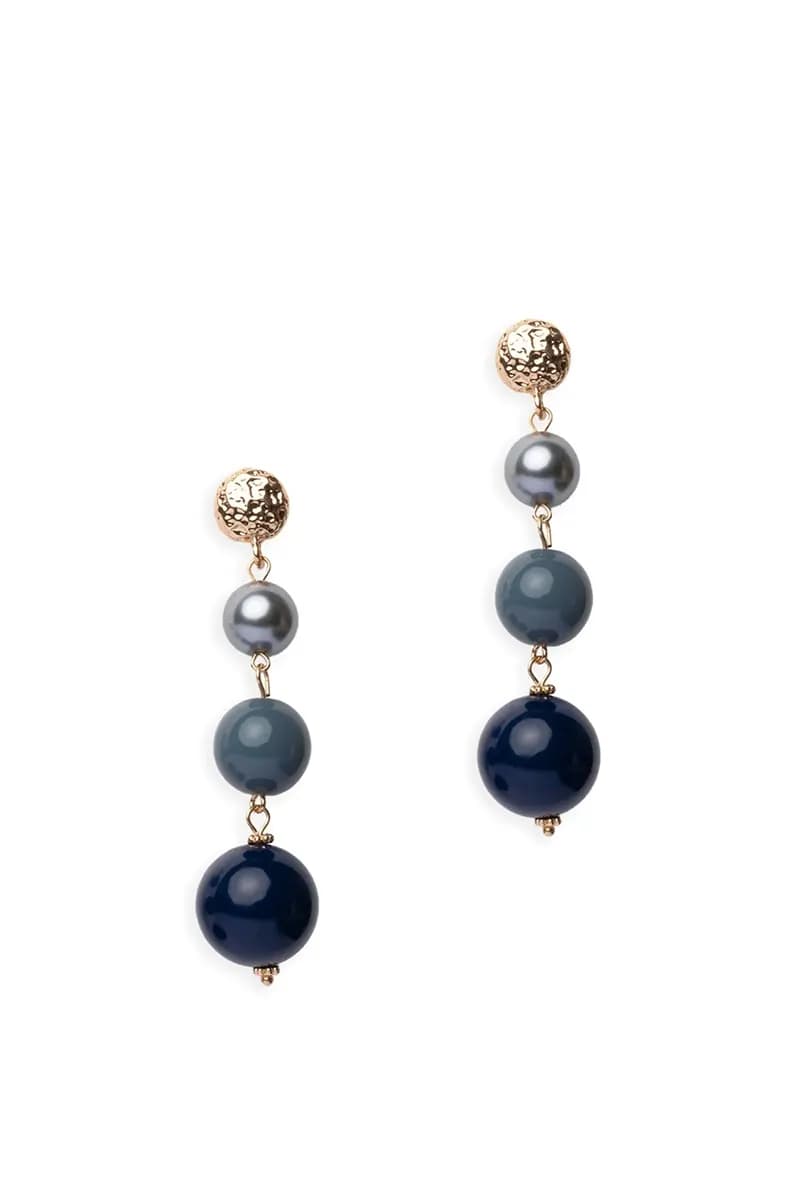 MYA ACCESSORIES | Orecchini pendenti con tre sfere in acrilico - 2