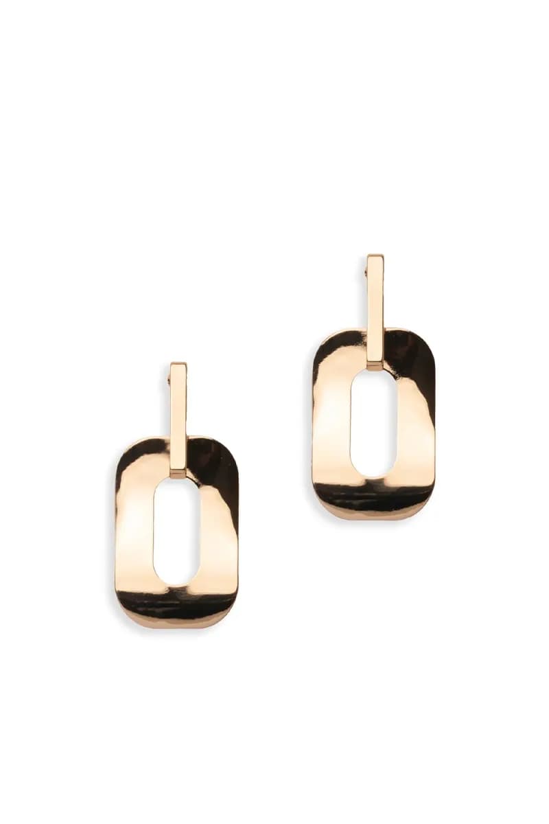 MYA ACCESSORIES | Orecchini pendenti a forma rettangolare - 2