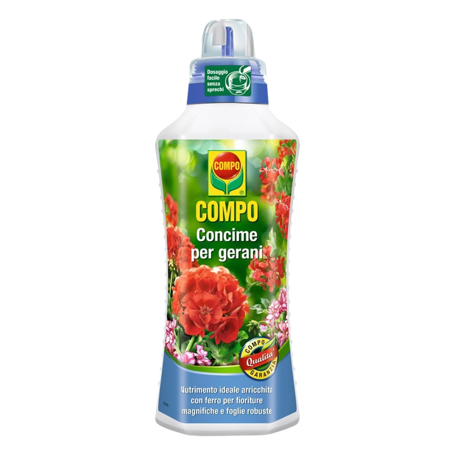 Concime liquido per Gerani e Petunie fertilizzante per piante Fiorite da balcone 1,3 lt - 2