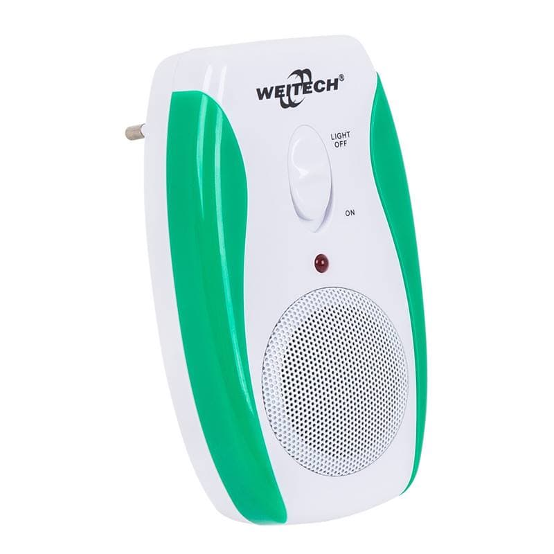 Repellente ad ultrasuoni "Nightlight" per topi, ratti, scarafaggi ed insetti striscianti 90 mtq - 2