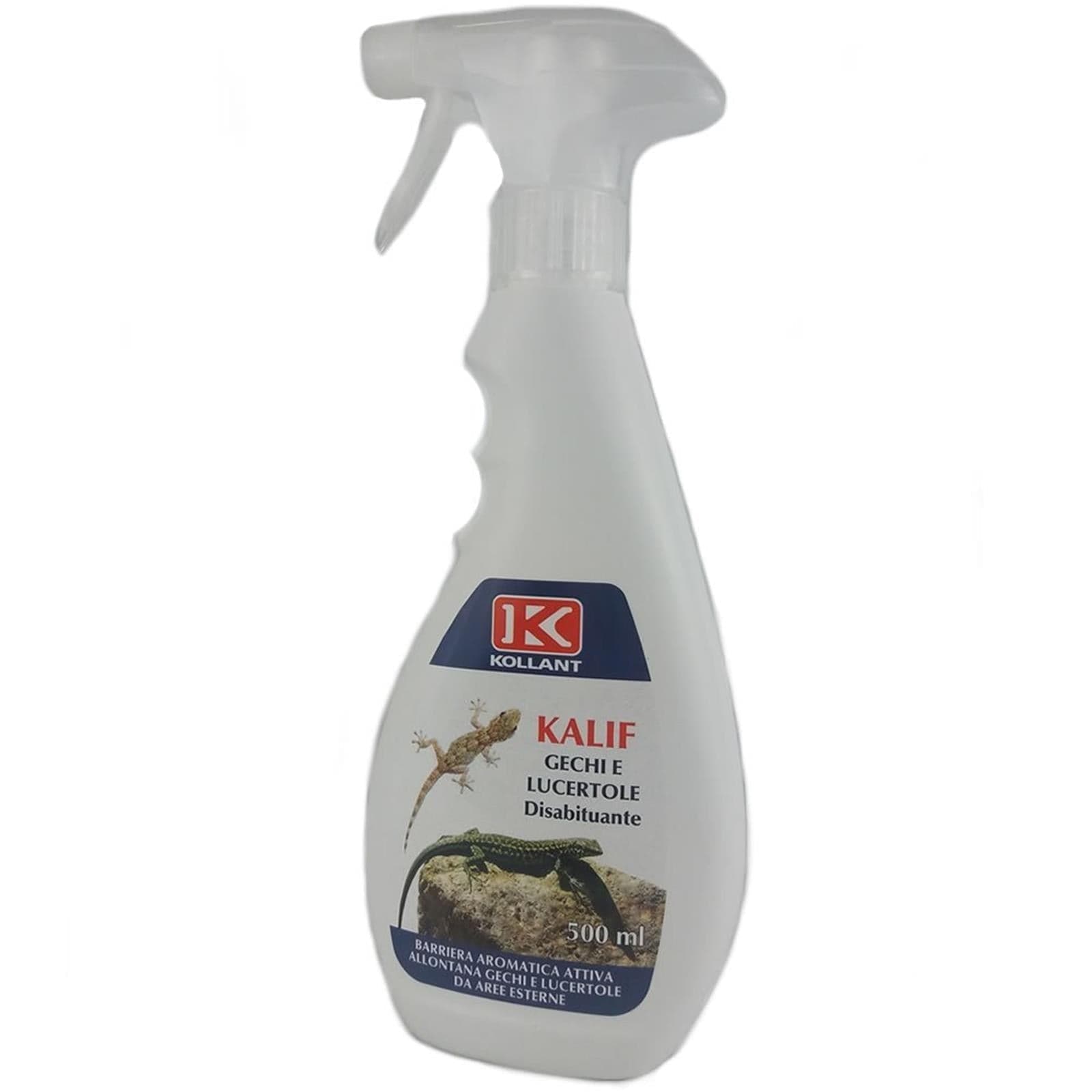 Disabituante per gechi e lucertole "Kalif" barriera aromatica naturale pronto all' uso 500 ml - 2