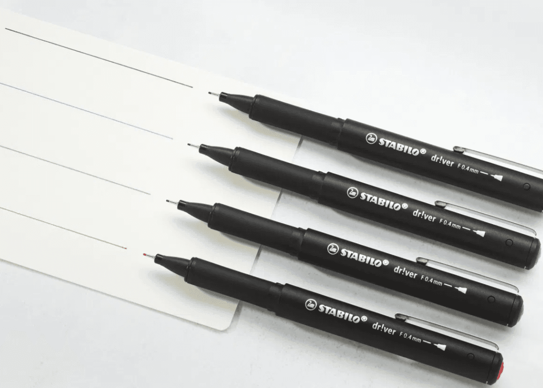 Stabilo - Penna fineliner dr!ver punta fine Blu (1088/41) - 3