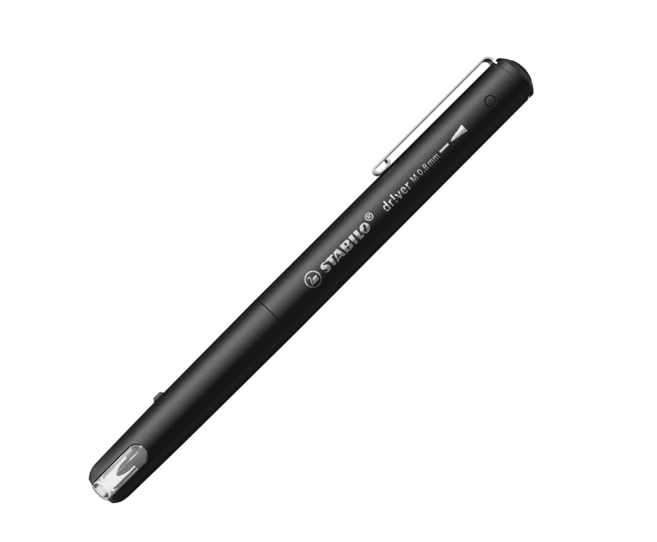 Stabilo - Penna fineliner STABILO dr!ver punta medium Nero (1089/46)