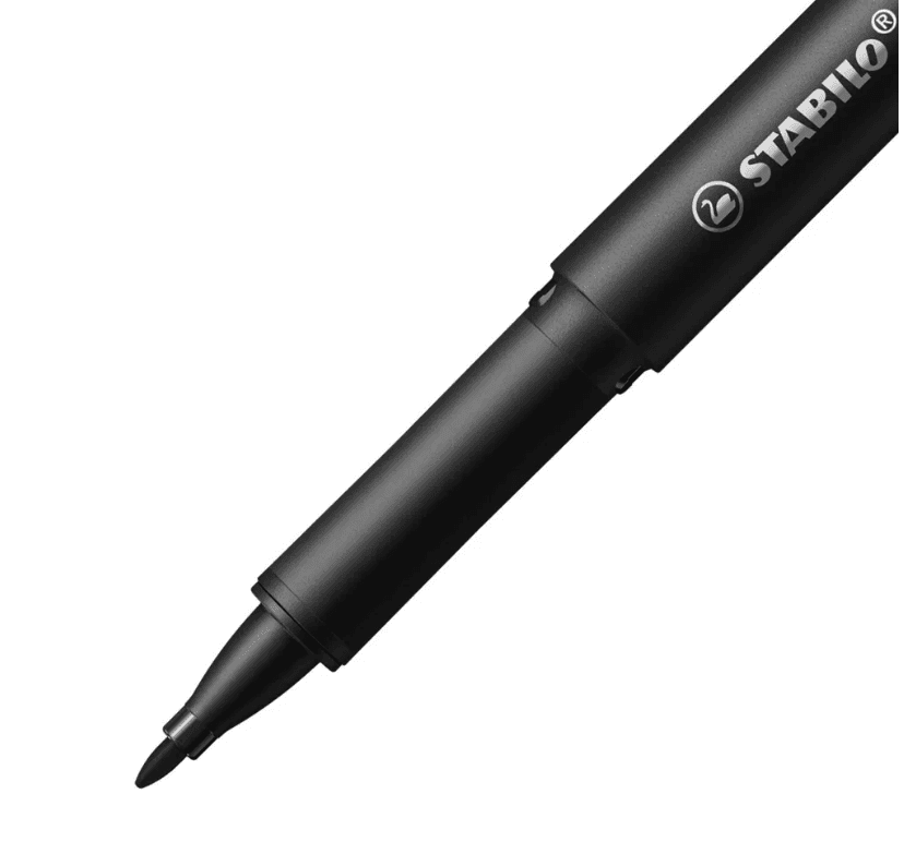 Stabilo - Penna fineliner STABILO dr!ver punta medium Nero (1089/46) - 3