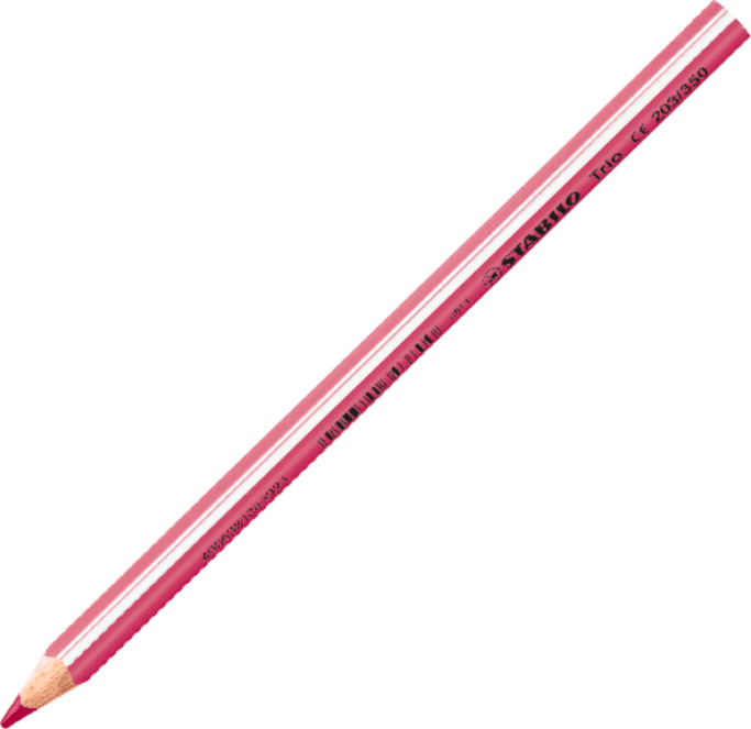 Stabilo - Matita colorata MAXI a sezione triangolare Trio thick Astuccio da 18 colori + temperino (203/2-18) - 2