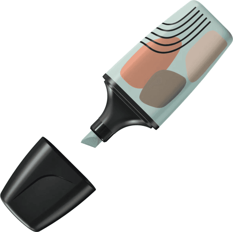 Stabilo - Evidenziatore BOSS MINI Naturevibes singolo - col.foglia di té (07/163-11) - 2