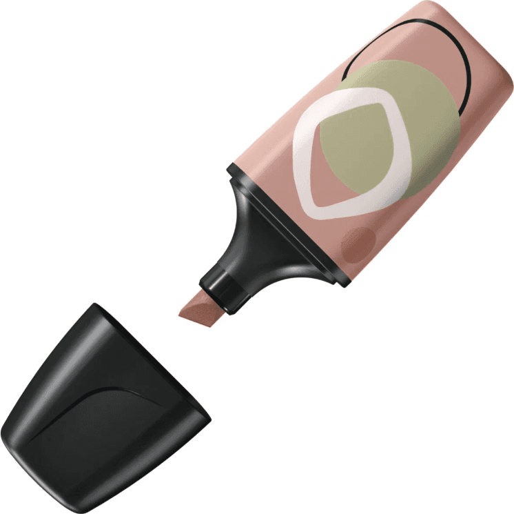 Stabilo - Evidenziatore STABILO BOSS MINI Naturevibes singolo - col.fava di cacao (07/165-11) - 2