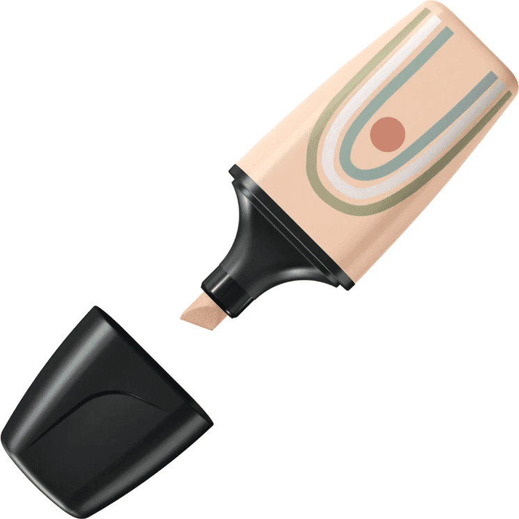 Stabilo - Evidenziatore BOSS MINI Naturevibes  singolo - col.sabbia (07/186-11) - 2