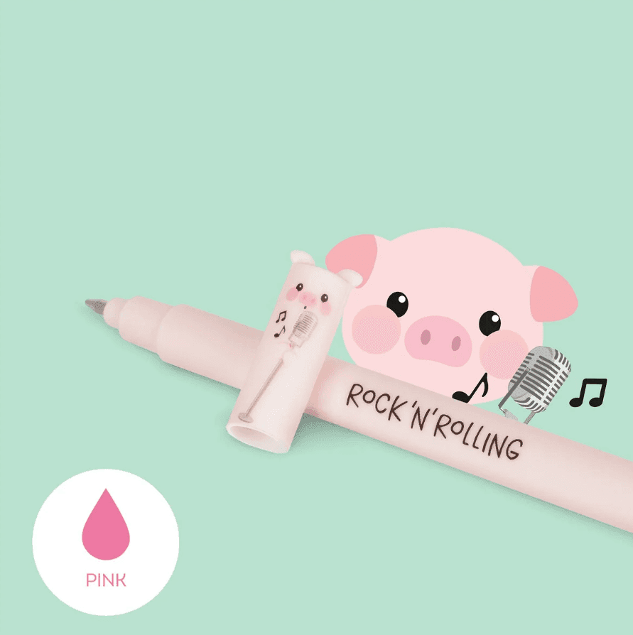Legami - Set di 4 Penne Gel Cancellabili Farm Sweet Farm - Erasable Pen (EPSET0011) - 4