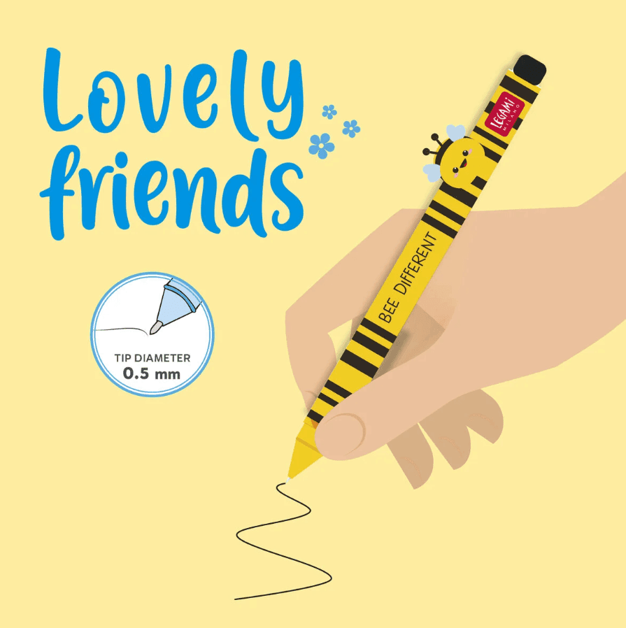 Legami - Penna Gel con Bee decorativo della famiglia Lovely Friends (CPP0012) - 3