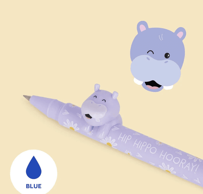 Legami - Penna Gel con Hippo decorativo della famiglia Lovely Friends (CPP0015) - 2