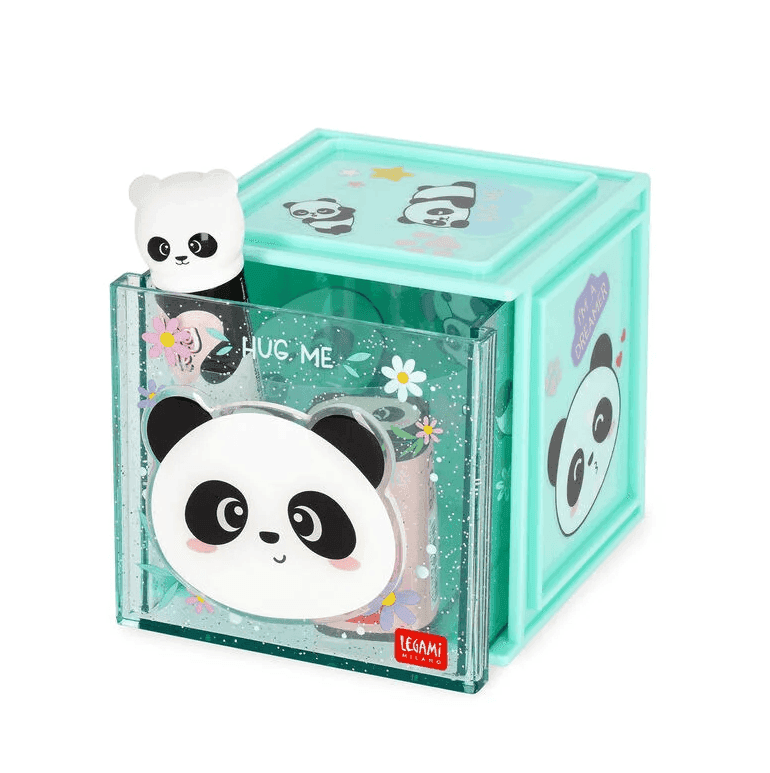 Legami - Box Componibile da Scrivania - Cutie Cube - Panda (SBX0002) - 3
