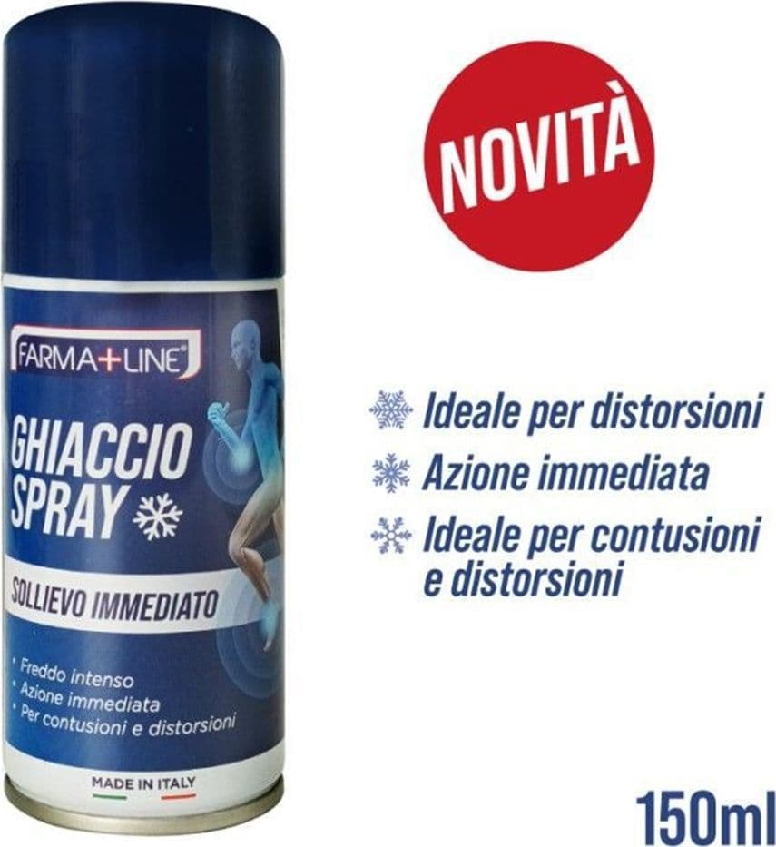 BOMBOLETTA GHIACCIO SPRAY 150ML SOLLIEVO IMMEDIATO PER CONTUSIONI DISTORSIONI GHI7012A - 2
