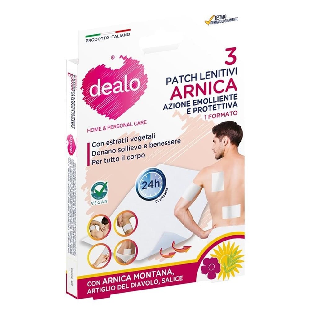 SET 3 PZ PATCH CEROTTI LENITIVI ARNICA AZIONE EMOLLIENTE PROTETTIVA CORPO 24H 096900