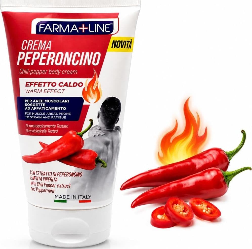 CREMA PEPERONCINO CORPO EFFETTO TERMICO GEL RISCALDANTE MUSCOLARE MASSAGGI 150ML CRE7589A