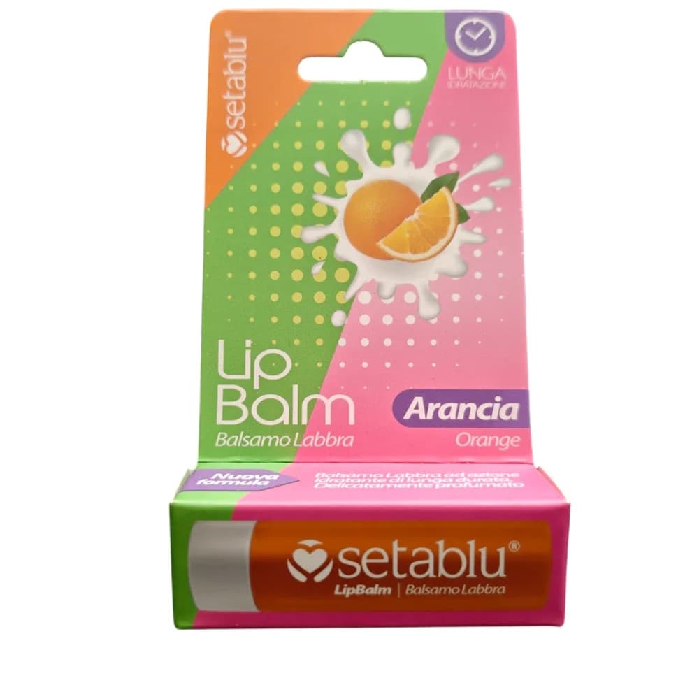 SET 12 PZ BALSAMO LABBRA AL GUSTO DI ARANCIA IDRATANTE PROTETTIVO STICK 2,2G 620629A - 2
