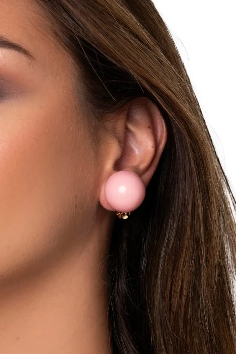 MYA ACCESSORIES | Orecchini a clip con sfera in acrilico - 3