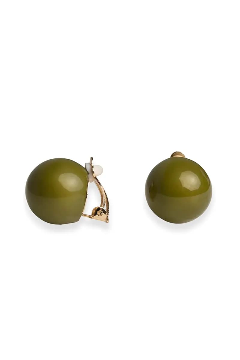 MYA ACCESSORIES | Orecchini a clip con sfera in acrilico - 2