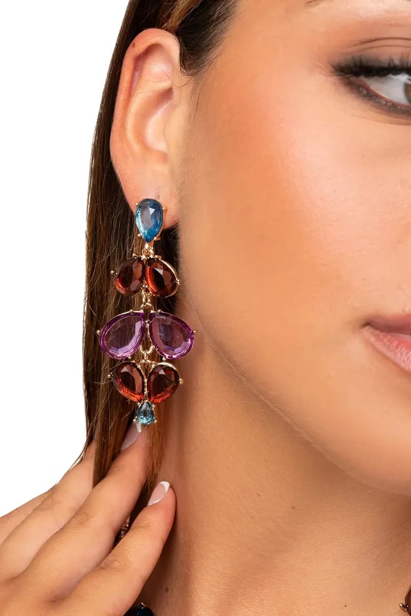 MYA ACCESSORIES | Orecchini pendenti in acrilico trasparente - 3
