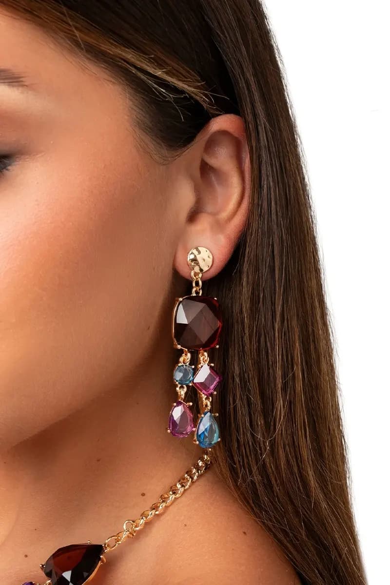 MYA ACCESSORIES | Orecchini pendenti in acrilico trasparente - 3