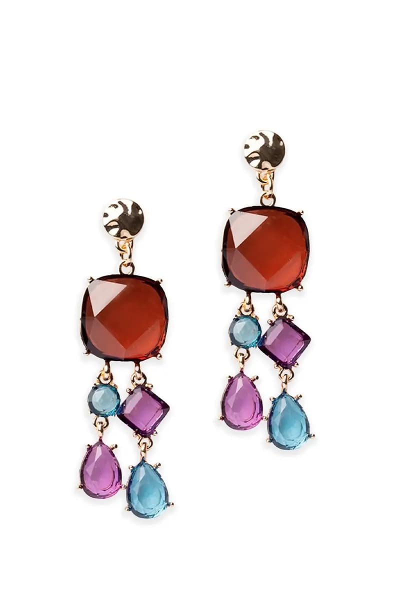MYA ACCESSORIES | Orecchini pendenti in acrilico trasparente - 2