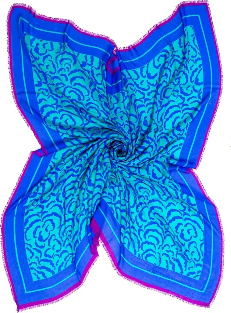 AYFEE | Sciarpa stampa digitale abstract flower - 1