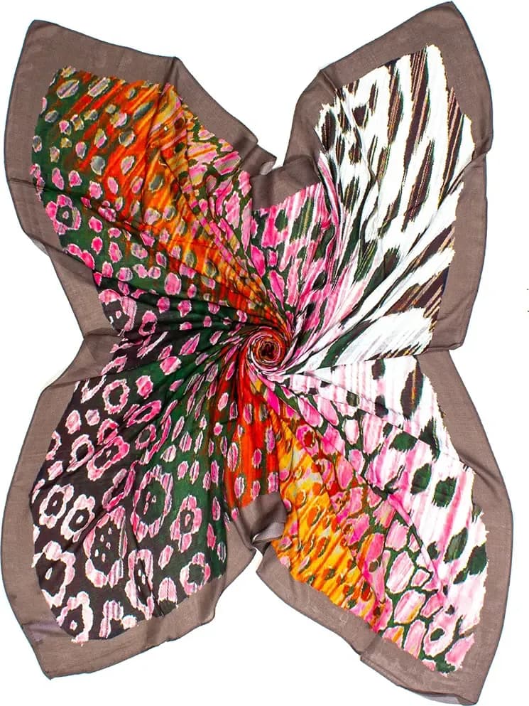 AYFEE | Sciarpa stampa digitale big animalier - 1