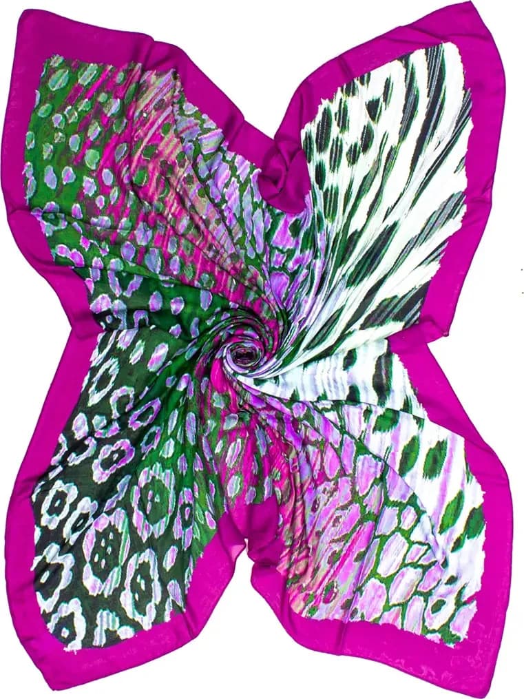 AYFEE | Sciarpa stampa digitale big animalier - 2