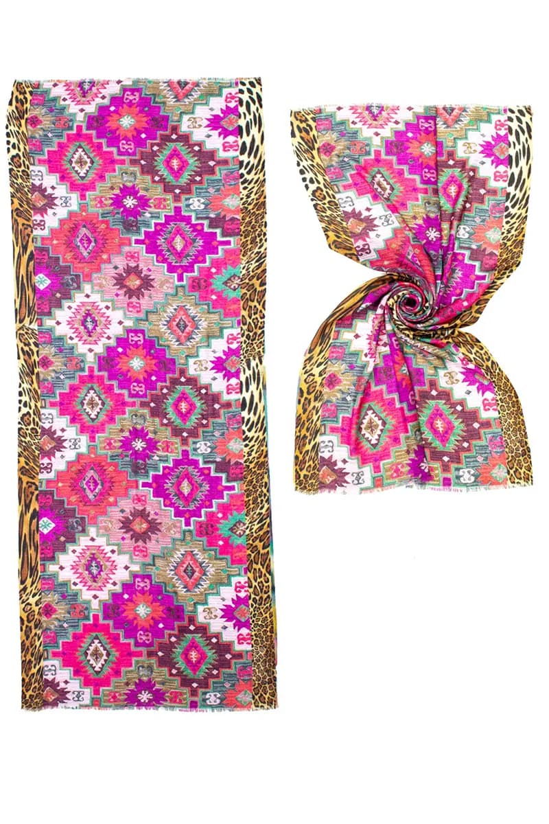 AYFEE | Sciarpa ethnic animalier print - 2