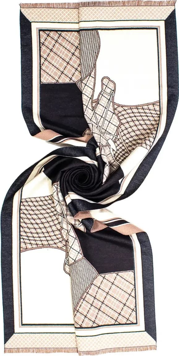 AYFEE | Sciarpa jacquard horses - 2