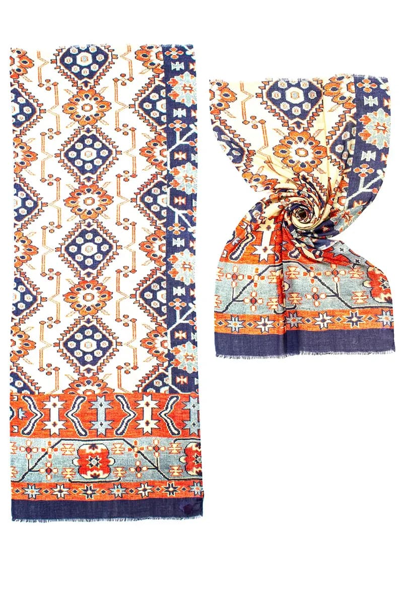 AYFEE | Sciarpa men ethnic print - 2