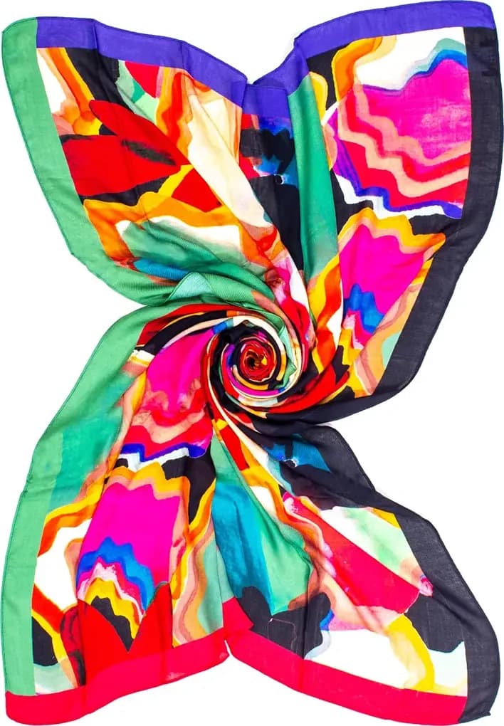 AYFEE | Sciarpa stampa digitale painting flower - 1