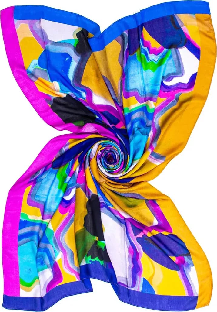 AYFEE | Sciarpa stampa digitale painting flower - 2