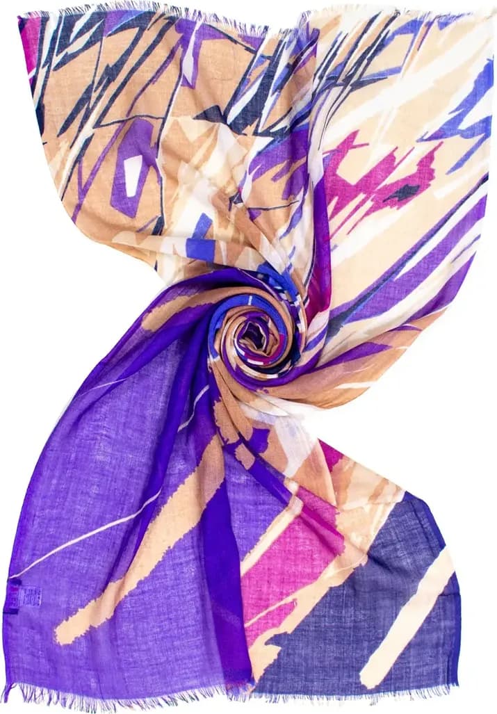 AYFEE | Sciarpa stampa abstract - 2
