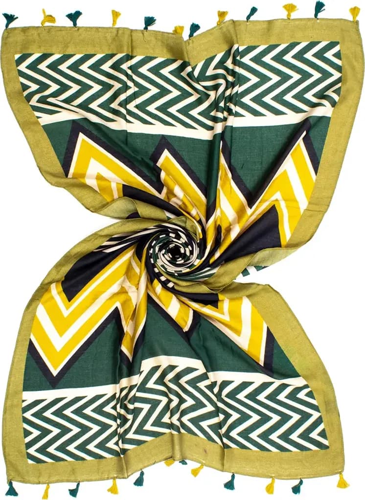 AYFEE | Sciarpa stampa zig zag - 1