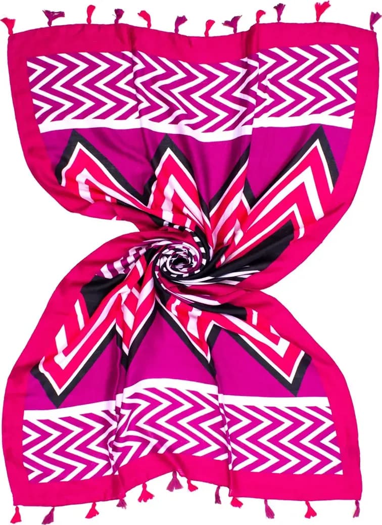 AYFEE | Sciarpa stampa zig zag - 2