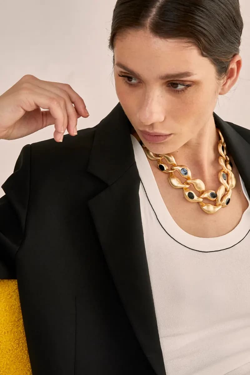 NALÌ | Collana chunky oro anticato - 4