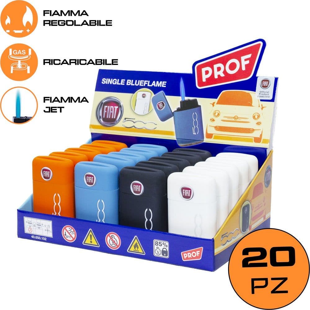 ACCENDINO FIAT ANTIVENTO - CONFEZIONE 20 PZ - PREZZO A CONFEZIONE