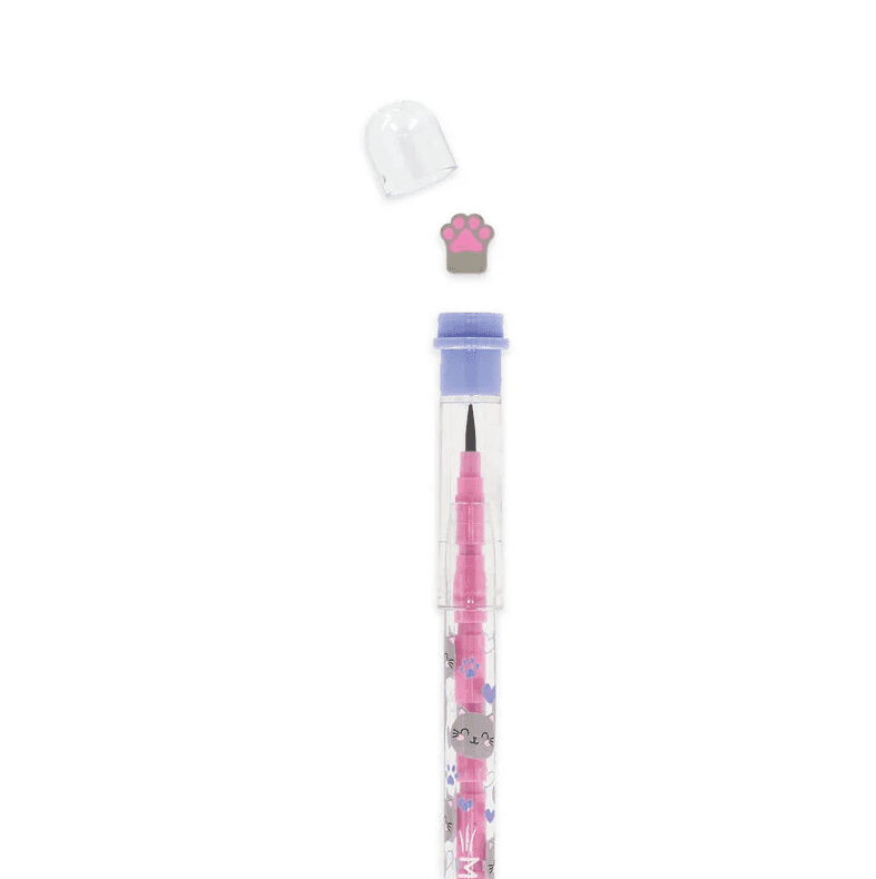 Legami - Matita Impilabile con Gomma - Take a Tip - Kitty (STE0001) - 3