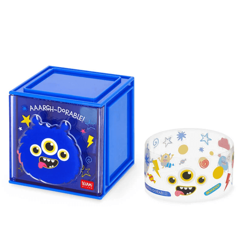 Legami - Box Componibile da Scrivania - Cutie Cube - Monster (SBX0006) - 2