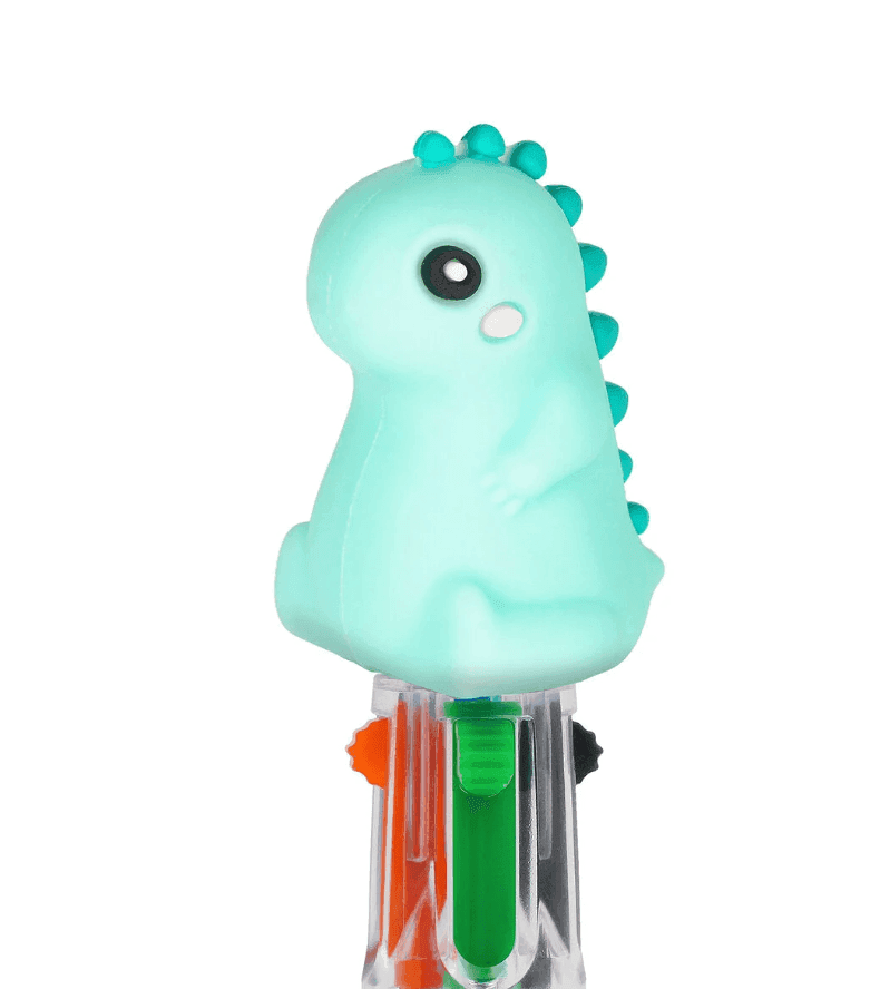 Legami - Mini Penna a Sfera 4 Colori - Mini Magic Rainbow Dino (MRP0002) - 2
