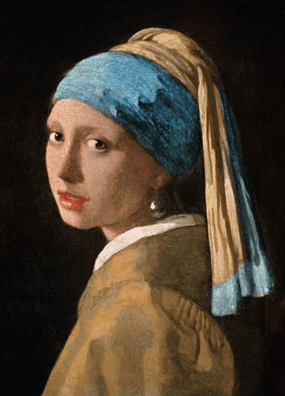 Clementoni - puzzle museum collection – vermeer, “La Ragazza con l'Orecchino di Perla” – 1000 pezzi, puzzle adulti - 3
