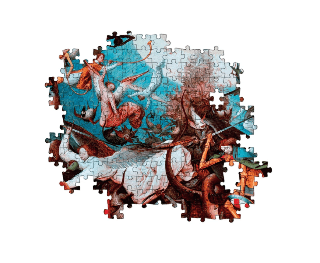 Clementoni - puzzle museum collection -Bruegel, "La Caduta degli Angeli Ribelli" - 1000 pezzi -puzzle adulti - 2