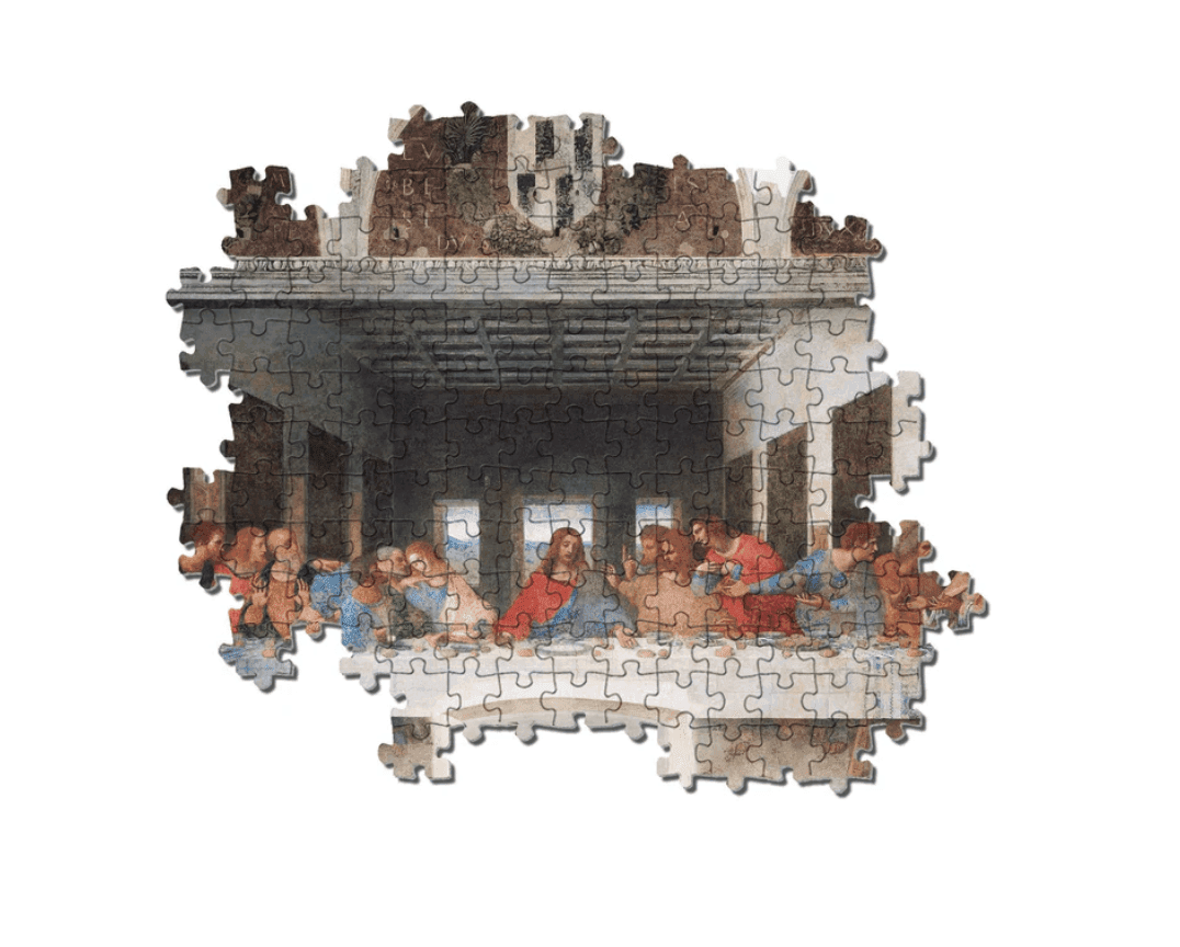 Clementoni - puzzle museum collection - Leonardo, "L'Ultima Cena" - 1000 pezzi - puzzle per adulti - 2