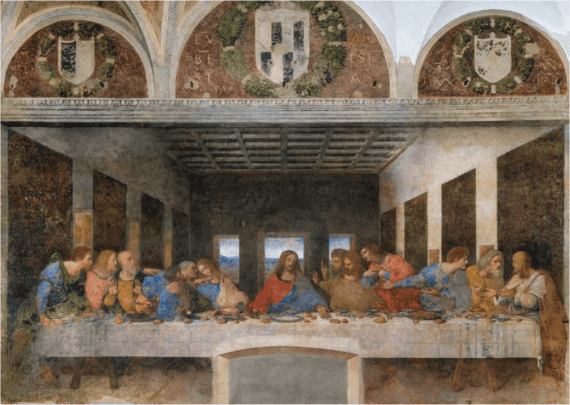 Clementoni - puzzle museum collection - Leonardo, "L'Ultima Cena" - 1000 pezzi - puzzle per adulti - 3