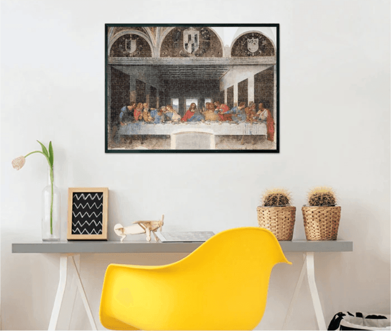 Clementoni - puzzle museum collection - Leonardo, "L'Ultima Cena" - 1000 pezzi - puzzle per adulti - 4