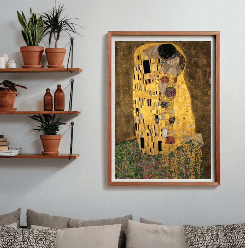 Clementoni - puzzle museum collection – Klimt, “Il Bacio ” – 1000 pezzi, puzzle adulti - 3