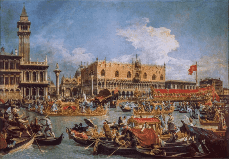 Clementoni - puzzle museum collection – Canaletto, “ Il Bucintoro al molo nel giorno dell'Ascensione” – 1000 pezzi, puzzle adult - 2